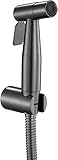 ApuaVireo&Co Handgehaltener Bidet-Sprüher, Toiletten-Sprühpistole for Badezimmer aus Edelstahl, Spritzpistole und Eckventil(Spray Gun Set)