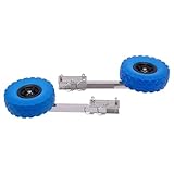 LXLAEOANG Edelstahl Boot Heck Starten Rad Schlauchboot Kajak Beiboot Yacht Floß Trolley Kajak Zubehör für Schlauchboote