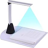 A4 Dokumentenscanner mit 5MP HD-Auflösung, 1-Sekunden-Hochgeschwindigkeitsscanning, OCR-Texterkennung für Bücher und Präsentationen