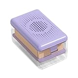 Lunaobrik Seifenkiste, schäumende Seifenschale mit Deckel, 2-in-1-Aufbewahrungsbox mit Ablauf, auslaufsichere Halterung für Zuhause, Schule, Fitnessstudio, Camping, Badezimmer, Küche, Dusche, Urlaub