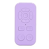SENECESLI -Scrolling -Fernbedienung, Drahtlose Selbstaufzeichnung 9 Tasten Wiederaufladbare Nicht Verzögerungs Smartphone Fernbedienungs Seite Turner für Seite Drehen (violett)