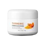 Kurkuma Straffende Augencreme, Feuchtigkeitscreme, Turmeric Firming Eye Cream, Facial Moisturizer Cream, Reduces Dark Circles, Moisturizes & Nourishes The Eye Area, Reduce Fine Lines (A, 50g)
