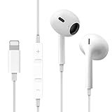 SER FLYMON In-Ear Kopfhörer [MFi-Zertifiziert] HiFi Stereo Ohrhörer für iPhone Lightning Kopfhörer Kompatibel mit iPhone 7/8/X/XS/XR11/12/13/13/14 Unterstützt alle iOS