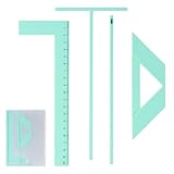 Dewocke 4-teiliges Buchbinder-Werkzeug-Set, Buchbinder-Werkzeug für Anfänger, Komplette Tolle Schablonen und Schneideanleitung, Perfekt für Scrapbooking und Buchbindung, Ideal als Geschenk