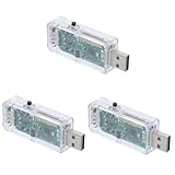 Homoyoyo 3 Teiliger USB Tester Batterie/Licht Timer Spannungstester Micro USB Ladekabel Multimeter Messleitungen USB Leistungsmesser Spannungsmesser Tauchsieder Timer Kabel Abs