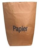 25 Papiersäcke braun mit Aufdruck 'Papier' für 120l 70x95cm