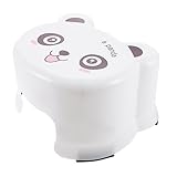 BESTOYARD Cartoon-Plastikhocker Tritthocker kinderhocker kinderstuhl Hocker für Bad Sitz Tritthocker aus Kunststoff für Erwachsene Sicherheitshocker für Kleinkinder Weiß