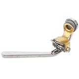 OFFSCH 1pc Posaune Watergate Key Bond Mit Kork Pad Drain Clique Posaune Zubehör (silber)