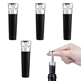 Sektverschluss,Biluer 4 PCS Flaschenverschluss Sektflaschenverschluss Flaschenverschluss Bierflaschen Verschlussstopfen Weinflaschenverschluss Weinverschluss Flaschenverschluss Universal