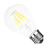 Silamp LED-Leuchtmittel, E27, 8 W, 220 V, COB A60, 360 °, warmweiß 2300 K – 3500 K