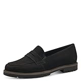 Tamaris Damen Slipper, Frauen Slip On,Schlupfschuhe,schluepfschuhe,Slip-ons,Freizeitschuhe,modisch,Slipper,Mokassins,Halbschuhe,Black,38 EU