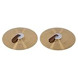 Riuulity 14 -inch -Legierungsbatterie Untertassen mit Gurten für Ein Bequemes Spiel, das für die Band für Anfänger Geeignet Ist