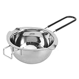 UTHCLO 1 Stück Schmelztiegel Butter Wärmer Süßigkeiten Bonbontopf Schüssel Zum Schmelzen Von Schokolade Bonbon-schmelztopf Rostfreier Stahl