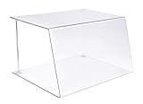 Trofecto Spuckschutz Thekenaufsatz Typ 1 [100x30x40cm, Stärke 4mm] – Vitrine aus hochwertigem & robustem PETG Acrylglas – Effektiver Schutz für Gastronomie & Einzelhandel – Made in Germany