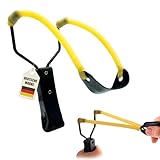 Instinktive-Oase® Steinschleuder Schleuder Zwille mit hoher Schusskraft und Präzision | Super Slingshot für Anfänger sowie Fortgeschrittene | Slingshot für mehr Erfolg beim Tongugeln schießen