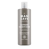 ManCave Conditioner Haar Männer Koffein 500 ml, Anti Haarausfall Haarwachstum Spülung Haaarwachstum Beschleunigen - Natürliche Inhaltsstoffe - Vegan, Tierversuchsfrei, Tube aus Recycling-Kunststoff