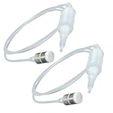 Gatuida 2 Stück Siphonschlauch Kunststoff Wiederverwendbar für Wein und Getränketransfer Vielseitiger Weinfilter für Flaschen mit Schmaler und Weiter Öffnung Schneller Durchfluss für