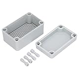 MOUMOUTEN Power Junction Box, IP67 ABS All Weather Grey Elektronikgehäuse für elektrische Projekte im Innen- und Außenbereich