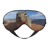 Augenmaske mit Mausdruck, weiche Augenmaske für Zuhause und Camping, blockiert Licht, bequem für die meisten Benutzer