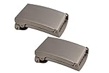Shenky1 Gürtelschnalle 2er Set, 40mm Gürtelschnalle Herren, DIY Rucksack Taschen Gürtel Schnalle, Ersatz gürtelschnalle (Matt)