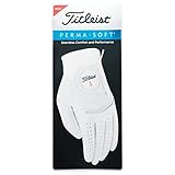 TITLEIST Perma Weiche Herren-Handschuhe, Weiß – Linke Hand/L