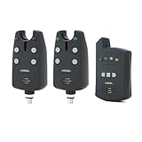 Angeln Bissanzeiger 1 + 2 in Schutzhülle für Karpfenangeln B1235