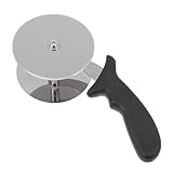 Uonlytech Doppelrädriger Pizzaschneider aus Edelstahl mit Ergonomischem Griff Rostfrei Spülmaschinengeeignet Praktisches Küchengerät zum Schnellen und Bequemen Schneiden von Pizza Zuhause