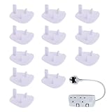 Baoqifong Kindersichere Steckdosenabdeckungen, Abdeckungen für elektrische Steckdosen zur Baby-Sicherheit, 12 Stück Stoßsichere Kindersichere Steckdosenabdeckungen