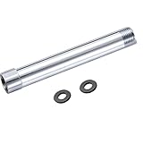 G1/2'' Duschkopf Verlängerung 10cm, Edelstahl 304 Dusche verlängerungsrohr, Handbrause Extrarohr für Duschkopf, Brausearm Wandmontierte, für Duschkopf Handbrause Extender