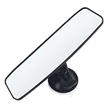 Auto Rückspiegel, 24 x 6.5 cm Universal Innenspiegel, Autospiegel Große Vision Weitwinkel Panorama Auto Innenspiegel Ersatz Blendschutz Rückspiegel für Auto SUV CRV Vans Trucks