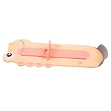 Garneck Fußmessgerät Kunststoff Schuhgrößenmesser Präzises Messlineal für Junge Mädchen und Kleinkinder Sicher Flexibel Langlebig mit Niedlichem Dino Design in Rosa für Hause