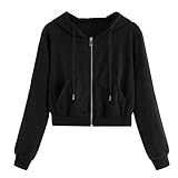 kEERADS FEMME Mode Chic Trägerlos Tunic Lose Große Größe Lange Ärmel O-Ausschnitt Pullover Casual Solide Sweatshirt Set Asymmetrisches T-Shirt Tops Bluse, Schwarz , 46