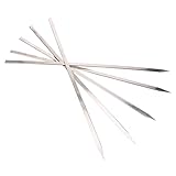 Milisten 5 Stück Grillspieße Lange Bbq Spieße Praktische Grillwerkzeuge für Fleisch und Gemüse Wiederverwendbar Reinigen