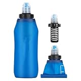 Flasche Filterwasser - Tragbarer Wasserreiniger im Freien, Flasche Sportwasserfilter faltbarer Wasserfilter für den Campingplatz -Wanderreiniger des s des Notfalls, Lieferungen