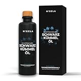 Nigela BIO Schwarzkümmelöl ungefiltert - Ägyptisches Schwarzkümmel Öl mit hohem Thymochinongehalt - In Bayern hergestellt - Zertifiziertes & Laborgeprüftes Black Seed Oil - 200ml