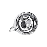 WTXXGQ Motorrad-Scheinwerfer für Heritage für Fat für Boy für Softail 1986-2014 runde LED-Scheinwerfer Typ Angel Eyes für Motorräder Motorrad Frontlicht