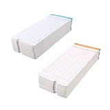 Uonlytech 1 Satz Monatliche Anwesenheitskarten Doppelseitige Zeitaufzeichnungskarten für Büro Robuste Design für Längere Nutzung Einfache Handhabung und Separaten