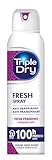 Triple Dry Anti-Transpirant Spray Fresh| Deo-Spray gegen starkes Schwitzen | Antibakterielles Deodorant für 100h Schutz | Frisch duftendes Antiperspirant | 150ml