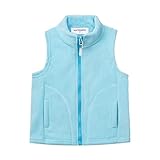 Mud Kingdom Jungen Kinder Junge Süßigkeiten Farbe Design Fleece Winter Weste Kinderbekleidung 3 Jahr(advice 120 cm height) Sky Blau