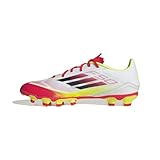 adidas Unisex F50 League Football Boots Multi Ground Fußballschuhe, FTWR White/core Black/solar Yellow, 44 EU
