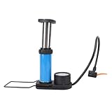 MasYosh Fahrrad-Fußpumpe, Kompakte, Tragbare, Effiziente Standpumpe mit 120 PSI-Anzeige und Mehreren Düsen, für Elektro-Fahrrad-Motorrad-Autoreifen