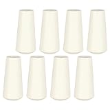 LAPYAPPE Holz Zugkordelknöpfe für Jalousien 8 Stück Naturweiß Langlebige Zugenden für Fensterrollos und Innenjalousien Einfach zu Montierende Jalousiezubehörteile