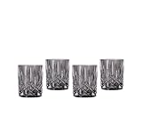 Nachtmann Whisky Gläser, 4-teiliges Set, 295 ml, Smoke, Noblesse, 104245B, Tumbler aus Kristallglas, Whiskygläser spülmaschinenfest