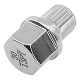 30/13PT Hohlradschloss Radmutter Rel Schlüssel, Stahl Anti-Diebstahl-Schraubwerkzeug kompatibel mit Fahrzeugen, 20 x 28 mm Größe, silberfarbenes Finish für sichere Installation und Rel of Locki
