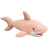 KUKUShining Hai Plüschtier, Weiches Kuscheliges Flauschiges Ozean Wassertiere Kissen Puppe Süßes Plüsch for Das Kindergeburtstagssofa(Pink,50cm/19.8in)