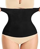 Gotoly Korsett Damen Waist Trainer Corset Bauchweg Stark Formend Body Shaper Cincher Korsage Taillenformer Hohe Elastizität Shaping Unterbrust Korsett Bauchweg Corsage (Schwarz, M)