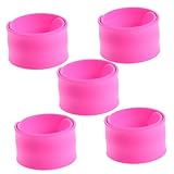 ERINGOGO 5 Stück Slap Armbänder für Party Armbänder Elastische Handgelenk Spielzeuge für Jungen und Mitgebsel für Kindergeburtstage und Freizeitaktivitäten