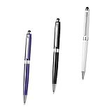 KOMBIUDA 3 Stück Teiliges Multi Funktions Eingabestift für Touchscreen Geräte Kompatibel mit Smartphones Tablets Präzise Leicht Notieren Zeichnen