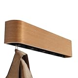 Generisch Wandgarderobe Mit Haken,Wandmontierter Kleiderständer Mit Klapphaken,Holz Kleiderhaken für den Haushalt | Für Wohnzimmer Schlafzimmer Studentenzimmer Badezimmer