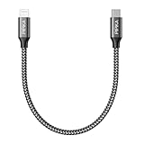 PIPIKA USB C Lightning Kabel 0.5M，iPhone Ladekabel[MFi Zertifiziert] Power Delivery USB C auf Lightning Kabel kompatibel mit iphone 14/13/12/11Pro Max/Pro/X/XS/XR/8 Plus, for Type-C Chargers